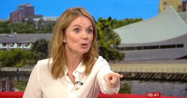 BBC 'forced to make behind-the-scenes apology to Geri Halliwell-Horner' after VERY awkward interview with Naga Munchetty