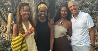 Barack and Michelle Obama put on brave face with daughters amid divorce rumors and name changes
