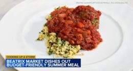 Beatrix Market shares Turkey Meatballs with Fennel Ragu and Cauliflower Rice recipe on Cooking up a Storm