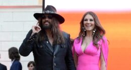 Billy Ray Cyrus Can't Stop Touching Elizabeth Hurley at Miley's London Event, Making Fans 'Vomit'