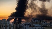 Bodies pulled from under rubble after Vladimir Putin bombs Kyiv killing 28 as EU chief says ‘fight or learn Russian’