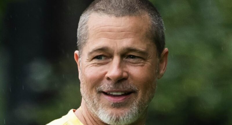 Brad Pitt, 61, debuts bizarre tie dye look in latest midlife crisis makeover