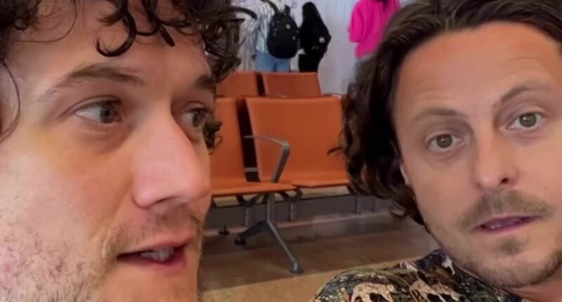 British couple feared to have been on doomed Air India flight: Celebrity wellness guru Jamie Meek and his husband posted 'Goodbye India' video as they prepared to board plane