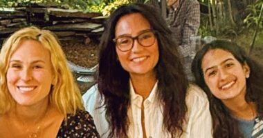 Bruce Willis' wife Emma celebrates birthday with his ex Demi Moore and their family amid actor's dementia battle
