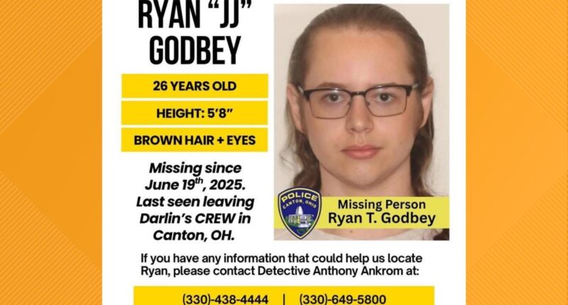 Canton police: 'Suspicious circumstances' in case of missing 26-year-old Ryan Godbey