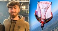 Champion skydiver plummets to death during wingsuit jump