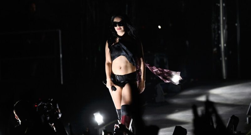 Charli xcx Burns ‘Brat’ Down During Glastonbury Set While Gracie Abrams Stars as ‘Apple’ Girl