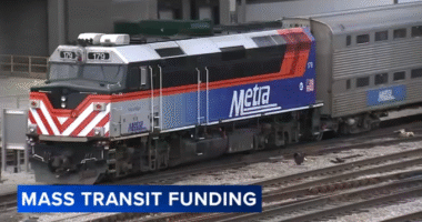 Chicago Mayor Brandon Johnson says sense of urgency needed for IL mass transit funding as city faces budget shortfall