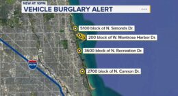 Chicago crime: Burglars break into vehicles parked along lakefront in Uptown, Lincoln Park, Lakeview, police warn