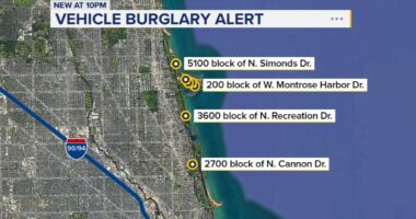 Chicago crime: Burglars break into vehicles parked along lakefront in Uptown, Lincoln Park, Lakeview, police warn