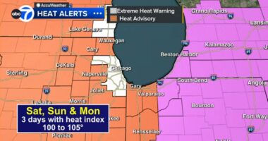 Chicago weather: Extreme Heat Warning issued for all of Cook County this weekend, forecast calls for for heat index in 100s