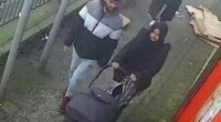 Chilling moment YouTuber stalks wife to refuge before stabbing her to death as she pushed their baby in pram
