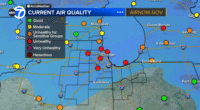 Current air quality Chicago: AQI high in Illinois, Indiana counties with air quality alert due to 2025 Canadian wildfires