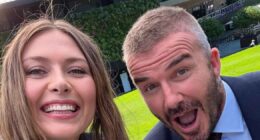 David Beckham Hits Wimbledon With Maria Sharapova After Hospital Stay