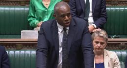 David Lammy ducks over whether UK supports US bombing of Iran... as he claims the government was NOT given legal advice on joining action