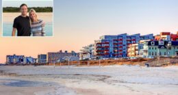 'Dilapidated' beach town roars to life as a new American hotspot after finally catching a wave