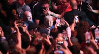 Donald Trump arrives at UFC 316 with one-man entourage Dana White months after sitting cageside with Elon Musk