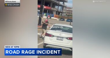 Dramatic video shows violent road rage incident in downtown Milwaukee, Wisconsin