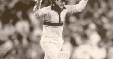 Allan Lamb took 18 off Bruce Reid’s final over to pinch a three-wicket win under the SCG lights