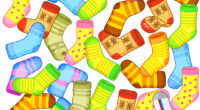 Everyone can see the rainbow socks in the photo but only the top 1% can find the one-of-a-kind pattern in 20 seconds