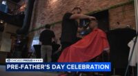 Father's Day 2025: 100+ dads pampered in South Loop, Chicago event put on by Daisie Foundation, Daisie Project, Snips of Success