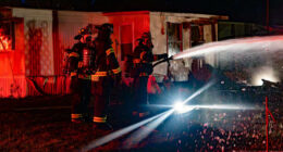 Firefighters save cats, pigs from burning Marion County mobile home