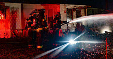 Firefighters save cats, pigs from burning Marion County mobile home