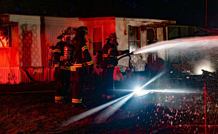 Firefighters save cats, pigs from burning Marion County mobile home
