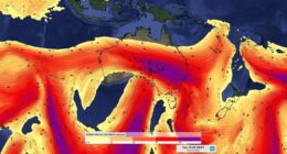 P﻿arts of Australia's south will be hit with a wintry blast today before conditions are expected to ease tomorrow.The cold air mass ﻿moved over the Australia's south yesterday, and today the low pressure system is expected to deliver severe winds and rain to multiple states in the south.