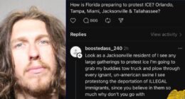 Florida man threatens to 'plow through' ICE protesters: Cops