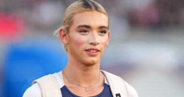 Fury as defiant trans athlete GRINS after pummeling girl rivals in California championship finals despite Trump order