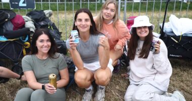 Glastonbury gates open: Thousands arrive early to bag their places for Britain's biggest music festival as organiser Emily Eavis confirms Kneecap are 'welcome'