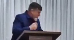 Harrowing moment pastor dies in middle of livestreamed service after dropping to knees for passionate sermon