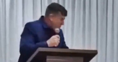 Harrowing moment pastor dies in middle of livestreamed service after dropping to knees for passionate sermon
