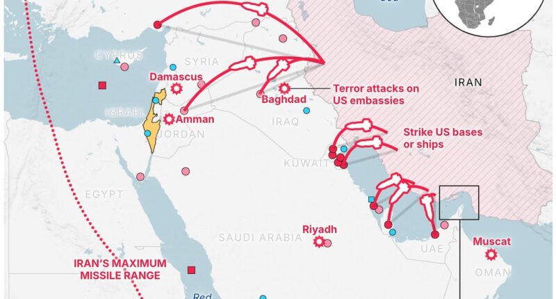 How Iran can retaliate after Trump strikes nuclear facilities - from launching dirty bomb to blockading oil routes and attacking US military bases