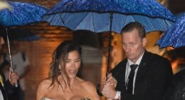 How Jeff Bezos and Lauren Sanchez' wedding celebrations have run into stormy waters - from a huge freak thunderstorm to eyesore scaffolding and protests (as well as guests' drama!)