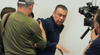 ICE Barbie Kristi Noem's LA riots press conference descends into chaos as Democrat Senator Alex Padilla is thrown out
