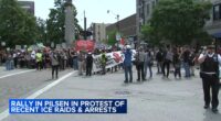 ICE raid protests: Rally in Pilsen protests recent immigration arrests; Illinois Gov. JB Pritzker criticizes use of National Guard