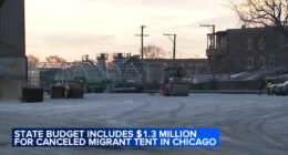 Illinois taxpayers on hook for over $1M scrapped giant base camp tent meant to house Chicago migrants in 2023: budget