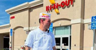 In-N-Out sues YouTuber over ‘disturbing fake uniform prank that fooled customers into thinking condoms were in food’