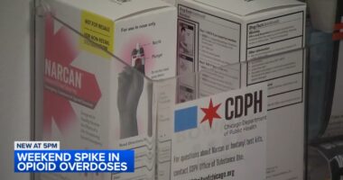 Increase in opioid drug overdose incidents during hot Chicago weather triggers city's spike alert system