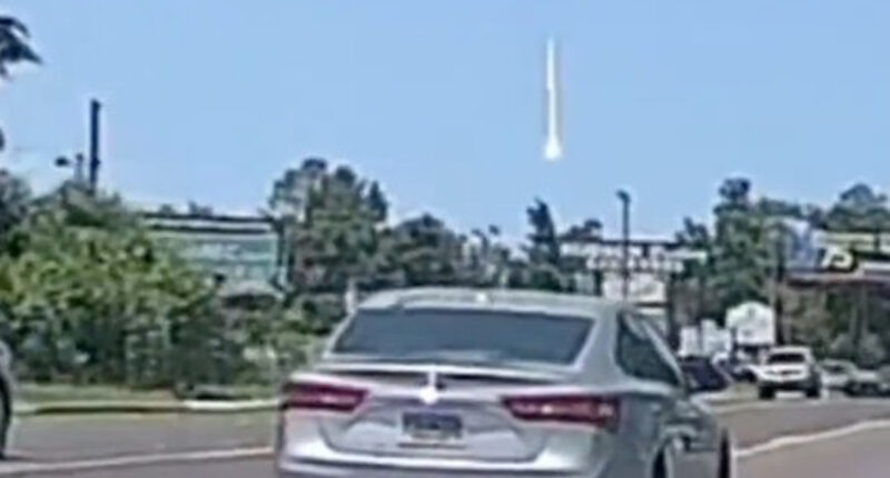 Incredible moment fireball flashes across South Carolina sky as officials search for ‘meteorite hit’ crash site