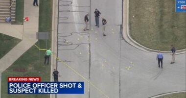 Indiana State Police say suspect killed, Chesterton police officer injured in shooting near Hilton Garden Inn
