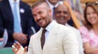 Injured David Beckham and his mum Sandra join the royal box as Rochelle and Marvin Humes join Eddie Redmayne, Sam Thompson and of course Cliff on day 1 of Wimbledon
