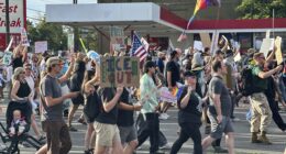 Innocent bystander gunned down at Utah protest as peacekeepers take aim at armed suspect