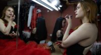 Inside the Ukrainian frontline strip club where brave dancers flout curfew to perform to punters enduring hell of war