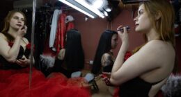 Inside the Ukrainian frontline strip club where brave dancers flout curfew to perform to punters enduring hell of war