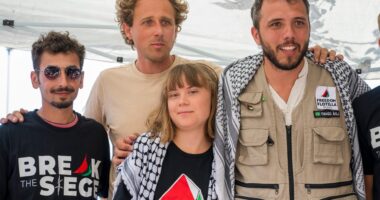 Inside twisted crew on Greta Thunberg’s Gaza ‘Freedom Flotilla’ from terrorist sympathiser to Nazi-ranting TV presenter