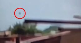 Is THIS the moment that saved the sole Brit survivor? Vid shows debris fly from Air India jet…is it door he fled from?