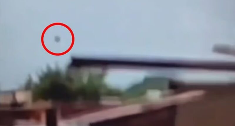 Is THIS the moment that saved the sole Brit survivor? Vid shows debris fly from Air India jet…is it door he fled from?